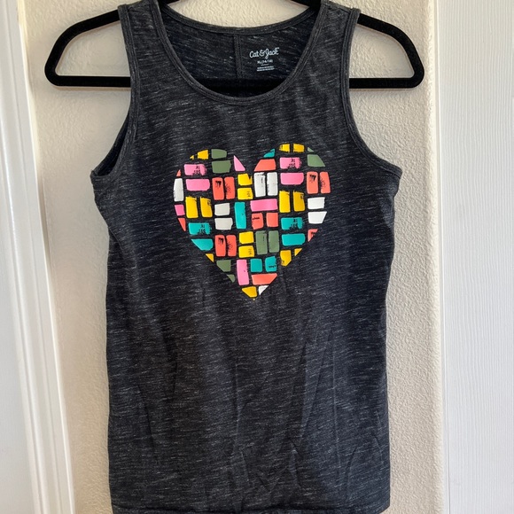Cat & Jack Heart Tank Top